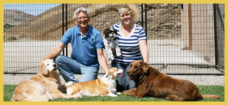 Carol and Len Hoare - owners of Fun 4 All Pet Resort
